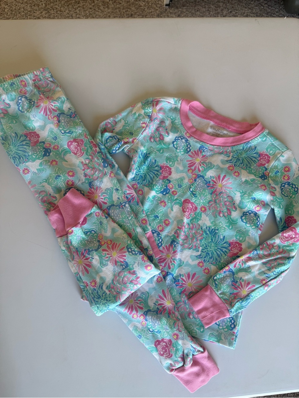 Girls Lilly Pulitzer Unicorn Two-Piece Pajama Set